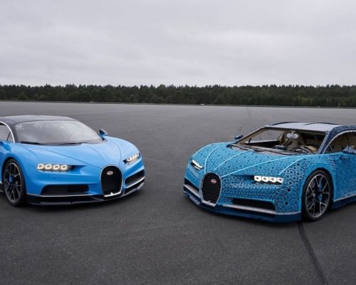 A Construção do Bugatti Chiron em Tamanho Real com 1 Milhão de Peças Technic