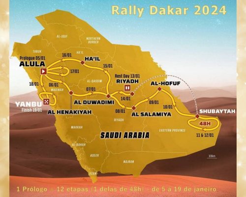 Edição Rali Dakar 2024